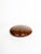 Round wooden box, France, 1970s. This elegant round wooden box is distinguished by its clean lines and remarkable veneer...