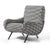 Mid-Century Modern Lady Armchair by Marco Zanuso for Cassina, Italy For Sale - Image 11 of 13