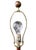 Late 20th Century Robert Abbey Orange Ceramic Table Lamp With Wooden Base and Finial For Sale - Image 9 of 11