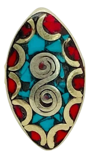 1950's Vintage Tribal Moroccan Eye Drop Ring