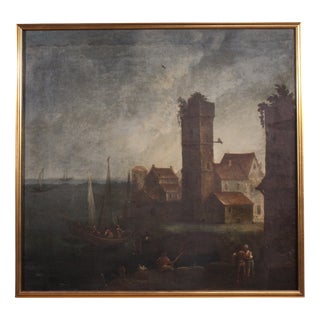 Unknown, Seascape, 1770, Oil on Canvas, Framed For Sale