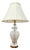 Late 20th Century Waterford Crystal Comeragh Ginger Jar Table Lamp With Original Shade For Sale