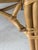 Wood Set of Four Vintage Lexington Chinese Chippendale Rattan & Faux Bamboo Dining Chairs For Sale - Image 7 of 12