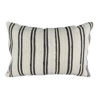 Turkish Hemp Pillow Cushion Natural Beige Brown Pillow Cushion Cover 16 "x 24" For Sale