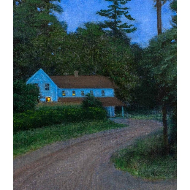 Joseph Keiffer "Moonrise, Early Summer" Acrylic For Sale - Image 4 of 10