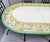 Made in Italy – Hand Painted 1990s Signed Domiziani Deruta Lava Stone Dining Table With 6 Aurora Chairs For Sale - Image 4 of 17