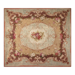 Antique French Aubusson Rug