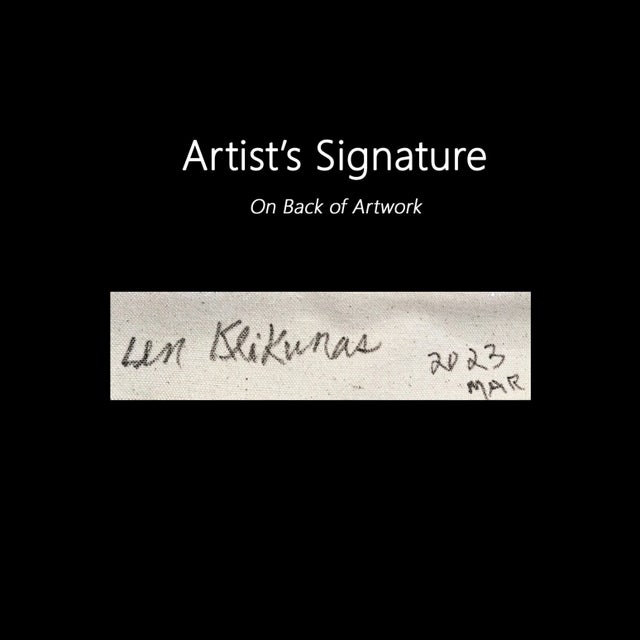 Wood "Atmospheric Disturbance #2" Original Artwork by Len Klikunas For Sale - Image 7 of 9