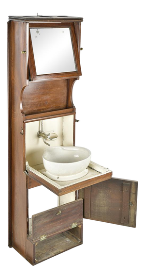 English Ship's Bathroom Cabinet