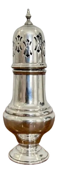 Antique Edwardian Silver Plated Sugar Sifter, 1900
