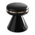 "Coraggioso" Ottoman & Pouf With Stainless Steel and Bronze Details For Sale - Image 4 of 5