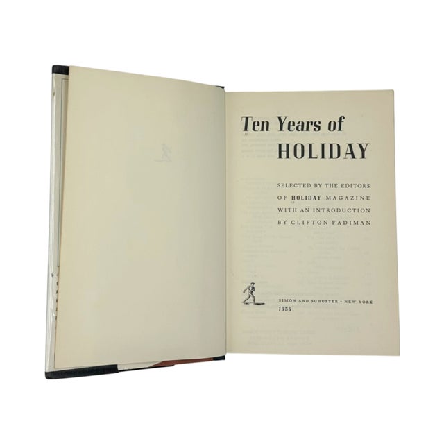Mid-Century Modern Ten Years of Holiday Hardcover 1956 Book Travel 1st Edition For Sale - Image 3 of 12