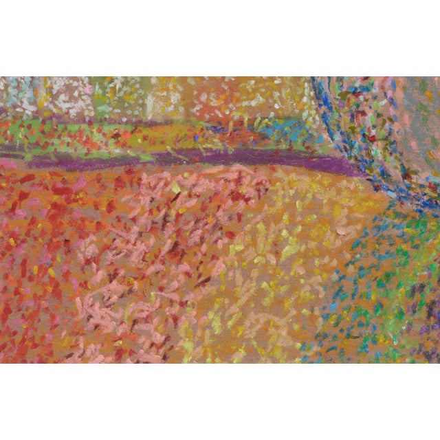 Contemporary Pointilist Goat Pastel Drawing by Karen Druker For Sale In Monterey, CA - Image 6 of 11
