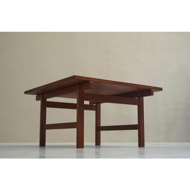 Vintage Danish Coffee Table in Teak by Hans J. Wegner for Andreas Tuck, 1960s For Sale - Image 9 of 15