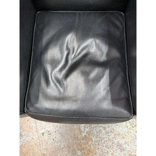 Black Le Corbusier Style Cube Lounge Chairs, Set of Four For Sale - Image 8 of 12