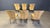 1980s Vintage Leather Dining Chairs in the style of Gerard Van Den Berg, 1980s, Set of 6 For Sale - Image 5 of 12