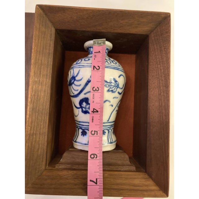 Burnt Umber 1970s Rosewood Art Shadowbox Container for Hanging or Display For Sale - Image 8 of 12