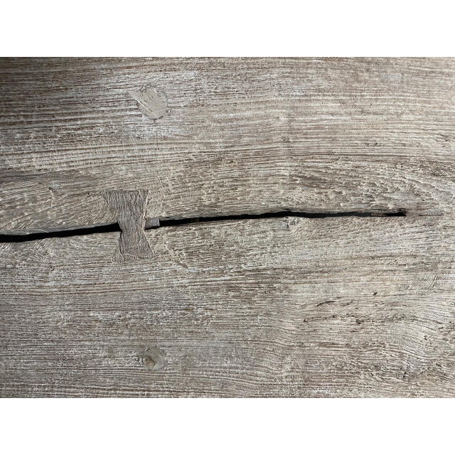 2010s Andrianna Shamaris St. Barts Teak Wood Console Table For Sale - Image 5 of 18