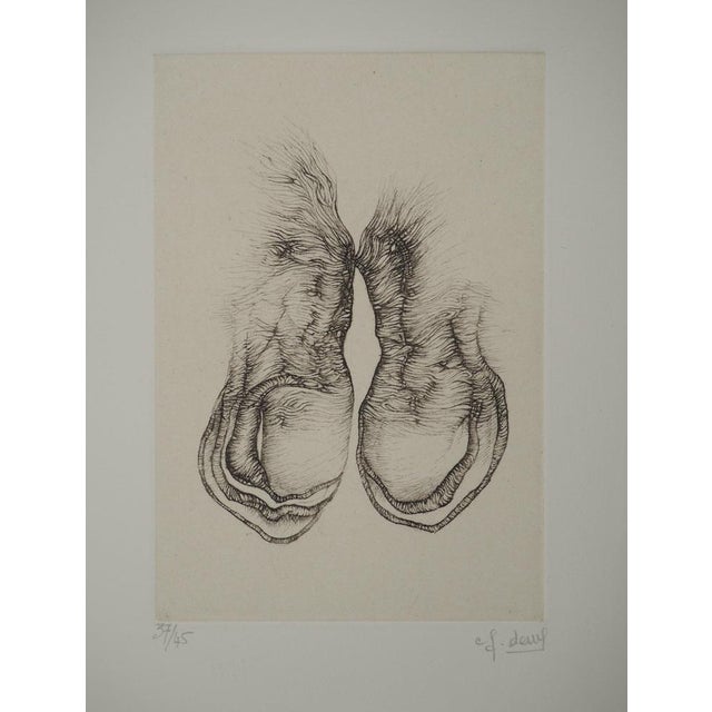 Fred Deux, Taking Root, Original Engraving For Sale - Image 6 of 6