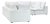 Wood Cali Pearl Performance Fabric Modular L-Sectional For Sale - Image 7 of 7