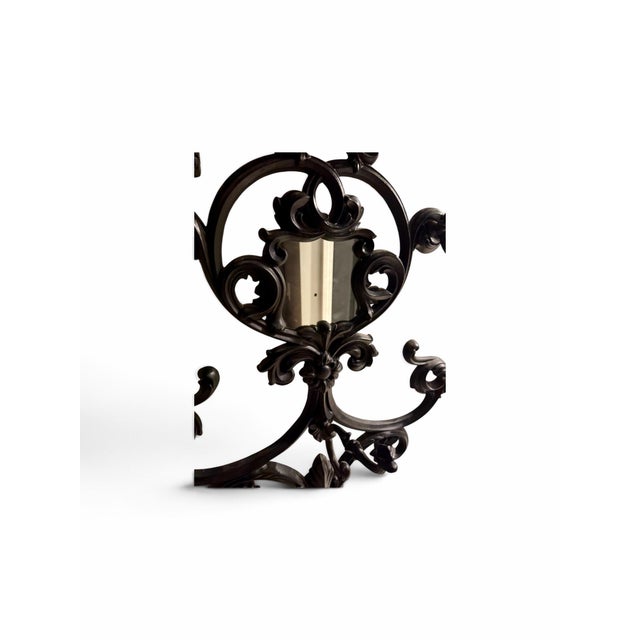 Vintage Cast Iron Hall Tree - Ornate Victorian Coat Rack For Sale - Image 10 of 10