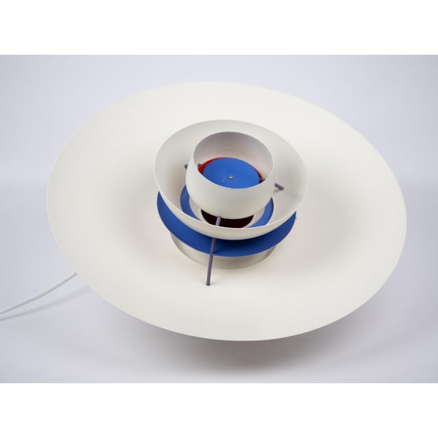 White Vintage Danish PH 5 Lamp by Poul Henningsen for Louis Poulsen, 1970s For Sale - Image 8 of 13