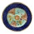French Majolica Plate Onnaing, Circa 1890 For Sale