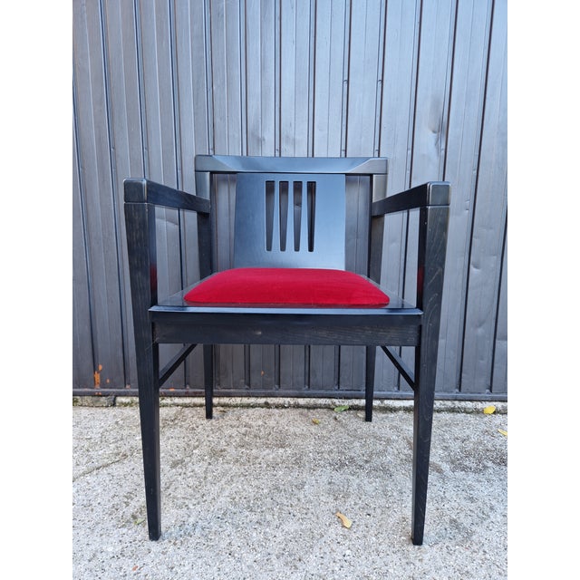 Vintage Armchairs in Wood, 1970s, Set of 2 For Sale - Image 4 of 12