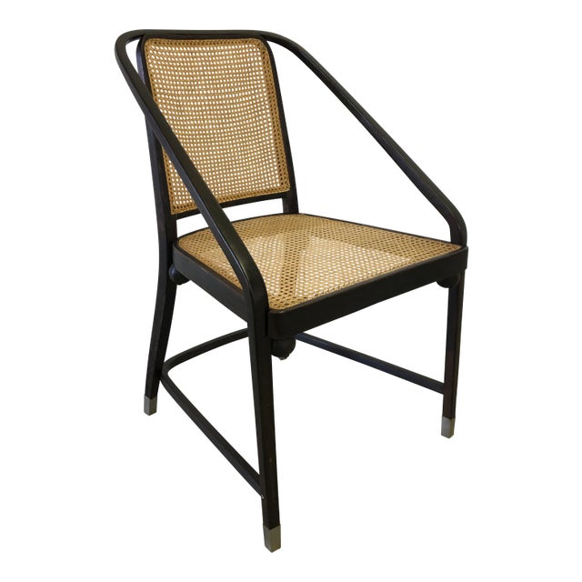 Josef Hoffmann Caned Side Chair For Sale