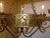 Vintage Gothic Renaissance Gold Gilt Five Arm Candelabra Chandelier For Sale - Image 9 of 13