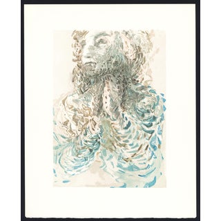 1963 Dalí Divine Comedy Engraving Paradis Chant 17 "Cacciaguida Voit l'Exil De Dante en Dieu" (Cacciaguida Sees Dante's Exile in God) For Sale