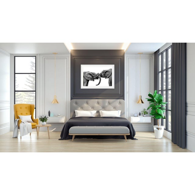 White "Love" Contemporary Black and White Photograph, Size 00 For Sale - Image 8 of 11