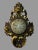 Vintage Ornate Giltwood Decorated Wall Hanging Sweden Clock For Sale - Image 6 of 12