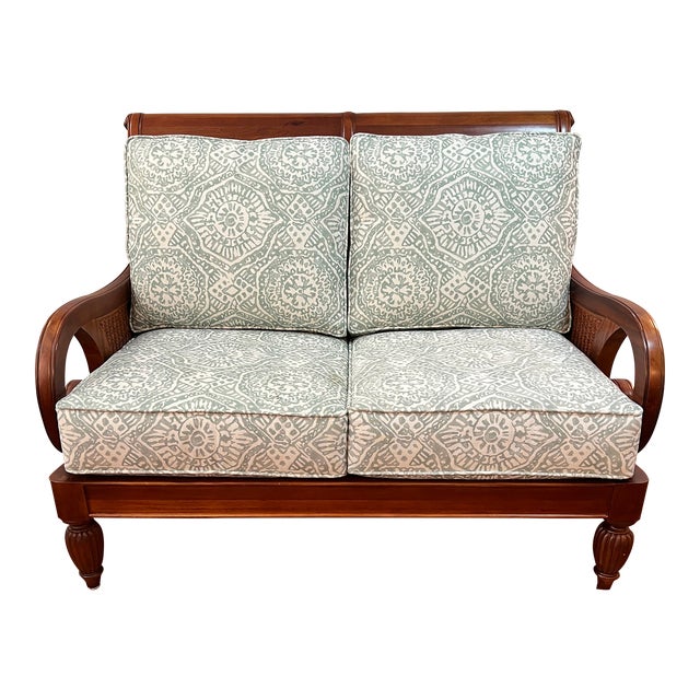 Braxton Culler Grand View Round Arm Loveseat For Sale