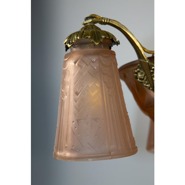 Art Deco Lamp by Muller Freres Luneville, France, 1930 For Sale - Image 11 of 12