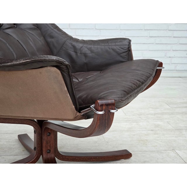 Norwegian Falcon Lounge Chair by Sigurd Ressel for Vatne Møbler, 1970s For Sale - Image 6 of 18