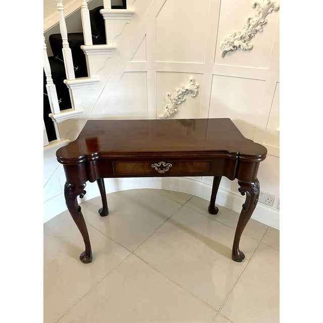 Wood Fine 18th Century George Li Irish Chippendale Mahogany Side Table, 1750s For Sale - Image 7 of 18