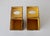 Vintage Hand-Made Italian Florentine Tissue Box Cover Gold White Black Mid-Century- A Pair For Sale - Image 10 of 11
