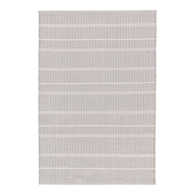 Bunny Williams for Dash & Albert Samson Grey Indoor/Outdoor Rug, 2'6" x 8' For Sale