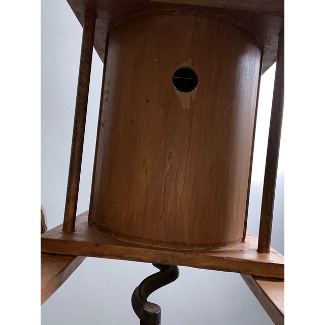 Wood The Blanchard Butter Churn Stand C. 1800s For Sale - Image 7 of 8