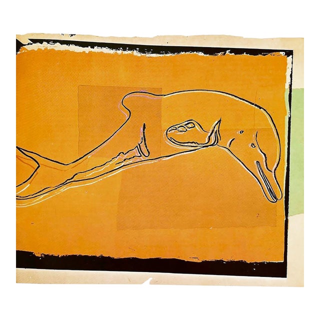 Andy Warhol La Plata River Dolphin 1986 Vanishing Animals For Sale