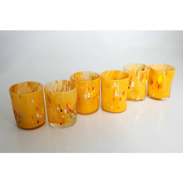 La Vetreria Firenze Drinking Set by Vestidello Luke, Set of 6 For Sale - Image 4 of 12