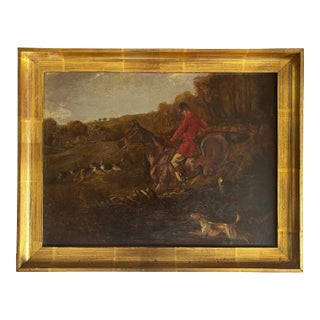 1890s "Bay Hunter" Antique Horse Painting Oil on Board, English School For Sale