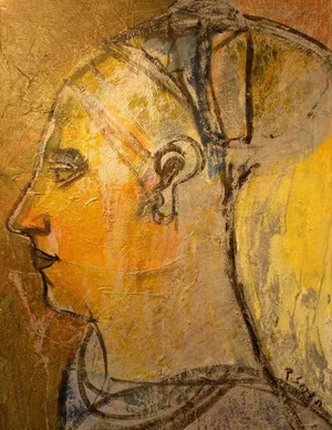 "Renaissance Woman" Painting by Phil Saxon