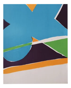 Bernd Völkke, Abstract Composition, 1970s, Lithograph