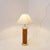 Wood Vintage Bamboo and Brass Table Lamp, 1980s For Sale - Image 7 of 10
