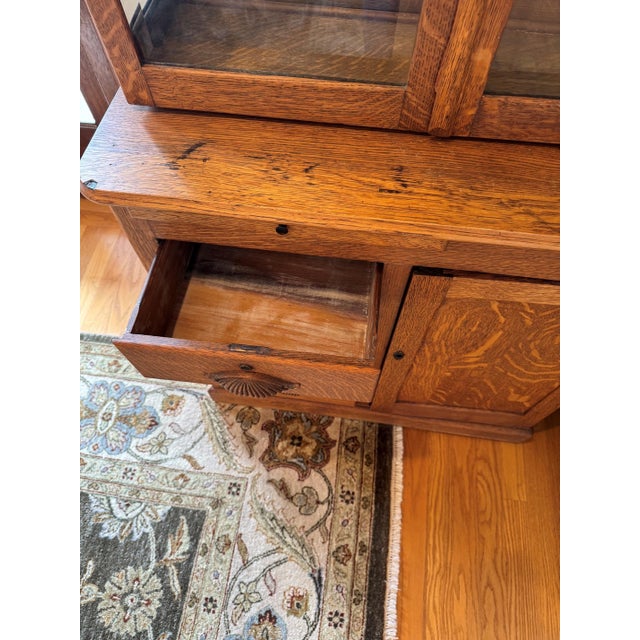 Brown Physicians Cabinet Attributed to Manufacturer W.D. Allison Company For Sale - Image 8 of 12