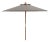Cannes 11Ft Wooden Pulley Market Umbrella (No Tilt), Grey For Sale