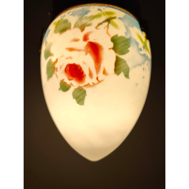 Metal Art Nouveau Pendant Lamp, Spain, 1930s For Sale - Image 7 of 17