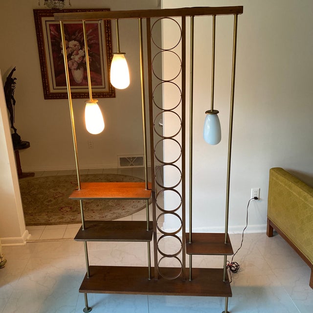 Mid Century Modern Lighted Room Divider Chairish